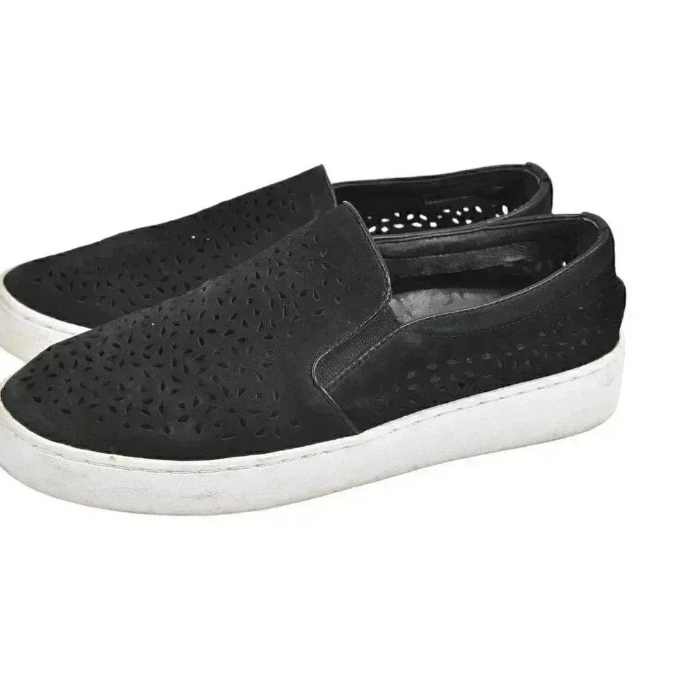 Vionic Splendid Midi Perf Slip-on Sneakers Leather Orthotic Arch Support Size  6 - Picture 7 of 11
